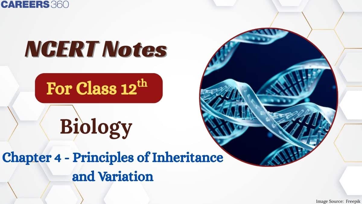 NCERT Class 12 Biology Chapter 5 Notes Principles of Inheritance and Variation